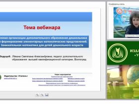 Условия организации дополнительного образования дошкольника по формированию элементарных математических представлений