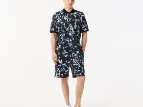Мужское поло Lacoste из хлопка