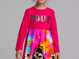 Платье трикотажное для девочек