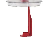 Alessi Вспениватель молока 0,35 л, красный Plissé Alessi