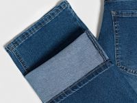 Базовые прямые джинсы, Синий