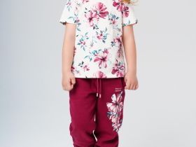 Фуфайка трикотажная для девочек (футболка)