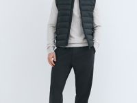 Ультралёгкий жилет с воротником-стойкой, Серый