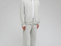 Толстовка на молнии с воротником-стойкой