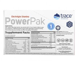 Trace Minerals ®, Electrolyte Stamina PowerPak, без сахара, цитрусовые, 30 пакетиков по 4,9 г (0,17 унции)