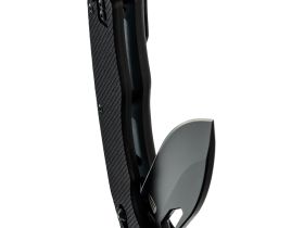 Складной нож Obertech ns-01 Drop point, сталь VG-10, рукоять G10, черный