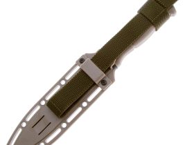Тактический нож Кизляр ПП Витязь, сталь AUS-8 с покрытием, рукоять эластрон, песочный