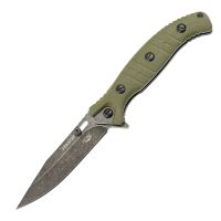 Складной нож НОКС Геккон, сталь AUS-8, рукоять G10, хаки
