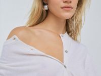 Серьги с перламутровой эмалью, Мультицвет