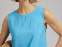 Свободный топ из жатой ткани