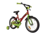 Детский велосипед Novatrack Strike 16, год 2022, цвет Фиолетовый