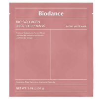Ночная гидрогелевая маска с коллагеном для эластичности кожи Biodance Bio-Collagen Real Deep Mask 1 шт