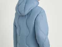 Утепленная куртка с воротником-стойкой