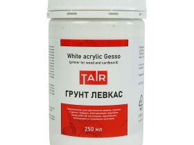 Грунт для дерева и картона "Левкас" Таир 500 мл белый