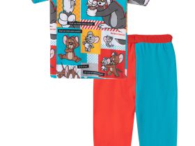 Комплект детский трикотажный для мальчиков: фуфайка (футболка), брюки