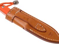 Нож с фиксированным клинком LionSteel M1 GOR, сталь M390, рукоять G10, оранжевый