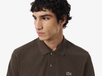 Мужское поло L.12.12 из меланжевой ткани