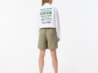 Женские шорты Lacoste из смеси льна