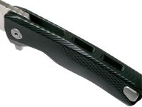 Нож складной LionSteel ROK A BS, сталь Satin Finish Bhler M390, рукоять алюминий, чёрный