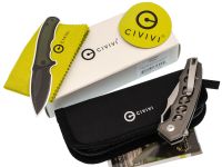 Складной нож CIVIVI Anaaki, сталь Nitro-V, рукоять серый алюминий