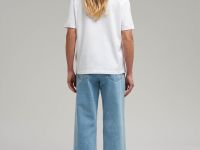 Удлиненная футболка прямого кроя