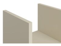Полка Брилл 134x24 Светло-бежевый
