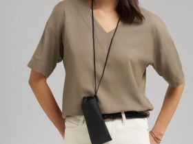 Свободная блузка со льном