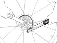 Хлыст Topeak Chain Whip/Sprocket Remover TPS-SP21 (черный / серебристый)