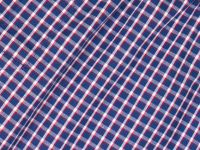 Текстильные трусы-боксеры в клетку, Синий