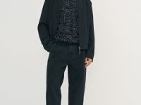 Футболка с принтом, Черный