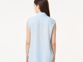 Женская рубашка Lacoste из льна и тенселя