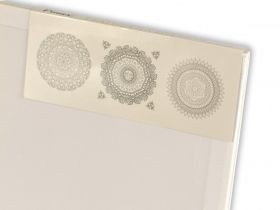 Набор холстов на картоне Pinax "Набор №2" 3шт 30х30 см 280 г 100% хлопок, с контуром мандала