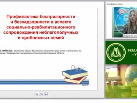Профилактика беспризорности и безнадзорности в аспекте социально-реабилитационного сопровождения неблагополучных и проблемных семей