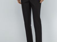 Укороченные брюки из хлопка, Черный