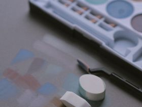 Набор прессованной пастели nuance., Tablette chromatique, пастельные оттенки, 10 цв., с инструментам