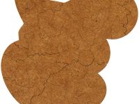 Деревянный пазл в рамке ТРИ СОВЫ "Корги", 45 элементов