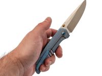 Складной нож Assassin knives Argo 2.0, сталь M398, рукоять титан