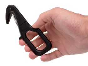 Стропорез Fox Rescue Emergency Tool, сталь 420J2, рукоять термопластик FRN, чёрный