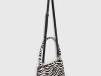 Сумка из натуральной кожи с ворсом, Мультицвет