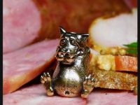 Бусина для темляка "Щас спою...", бронза