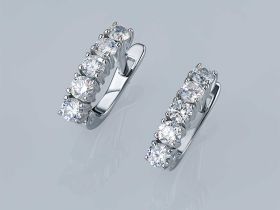 Серьги из белого золота э4712сг10161600_white