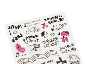 Наклейка-тату MESHU "Joy", 23*13 см, инд. уп., европодвес