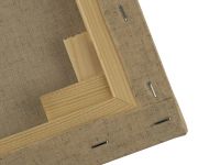 Холст грунтованный на подрамнике "Ладога" 40х50 см, 280 г, 55% лён, 45% хлопок, прозрачный акриловый