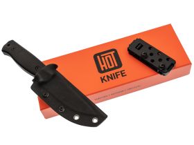 Нож Hot Knife Hoot, сталь D2 cerakote, рукоять G10, черный
