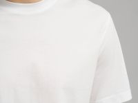 Футболка прямого кроя из мерсеризованного хлопка