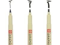 Линер-маркер для подписи Sakura "PIGMA GRAPHIC" 1 мм, черный