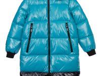 Пальто текстильное с полиуретановым покрытием для девочек