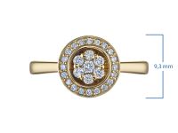 Кольцо из желтого золота э0312кц06150100