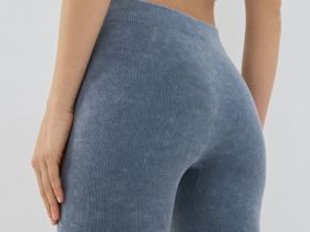 Бесшовные велосипедки, Синий