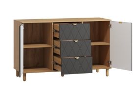 Тумба Теджонс 139x85 Ромб Графитовый
